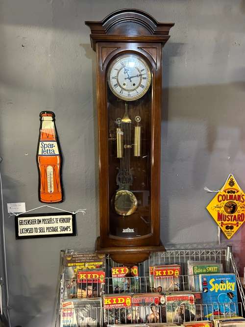 Regulator Wall Clock : Mahogany Cased by James Stewart Armagh ( Working )