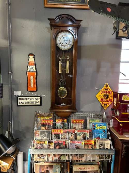 Regulator Wall Clock : Mahogany Cased by James Stewart Armagh ( Working )