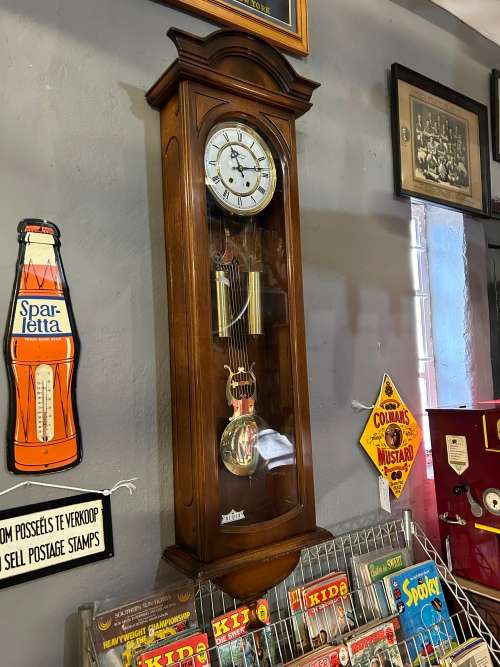 Regulator Wall Clock : Mahogany Cased by James Stewart Armagh ( Working )