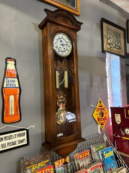 Regulator Wall Clock : Mahogany Cased by James Stewart Armagh ( Working )