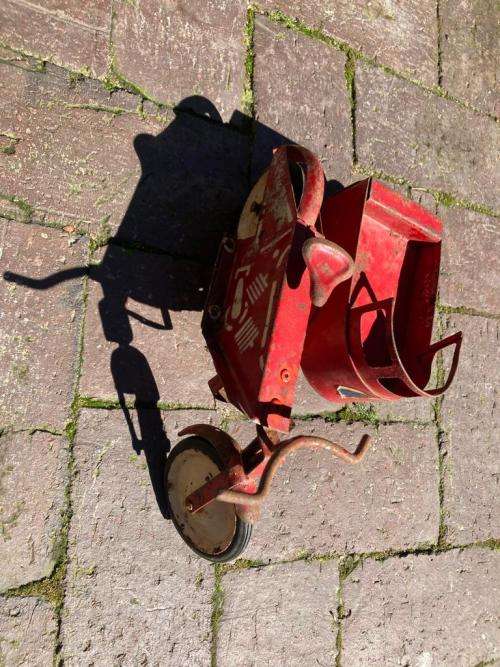 Tinplate Motorcycle and Sidecar by Jabula Toys (25 cm )