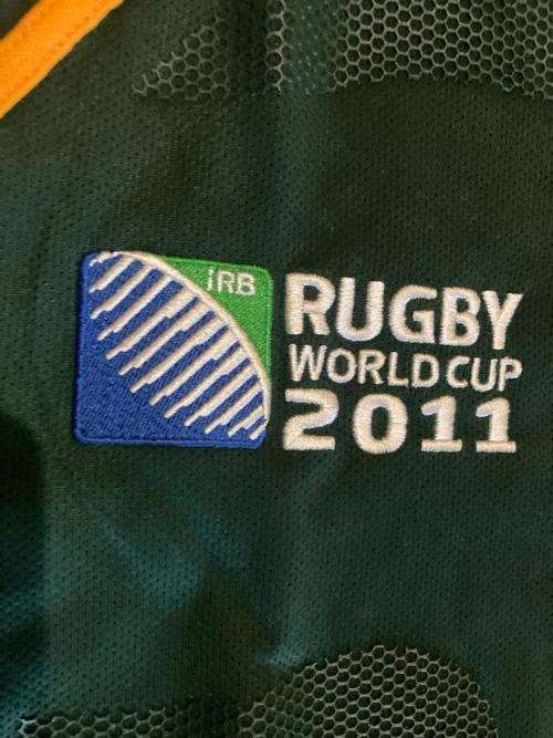 Rugby Springbok Players Jersey Worldcup 2011