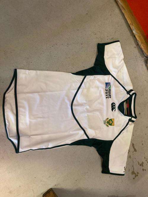 Rugby Springbok Players Jersey Worldcup 2011 ( White )