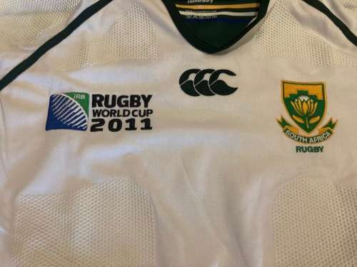 Rugby Springbok Players Jersey Worldcup 2011 ( White )