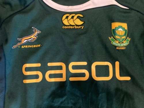 Rugby Springbok Players Jersey 2009