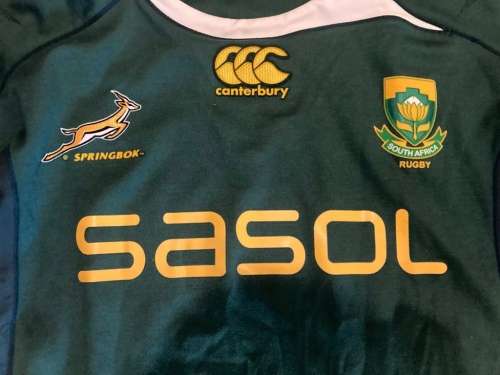 Rugby Springbok Players Jersey 2009