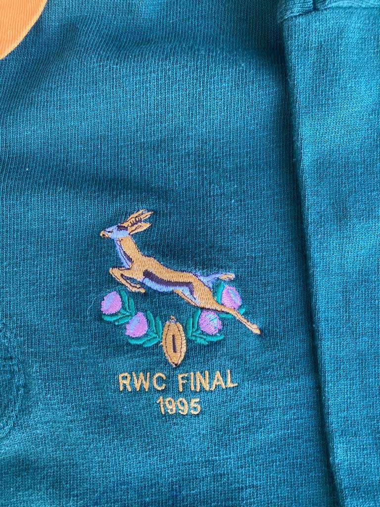 Springbok Rugby Jersey : 1995 Worldcup Final  no 6 Replica