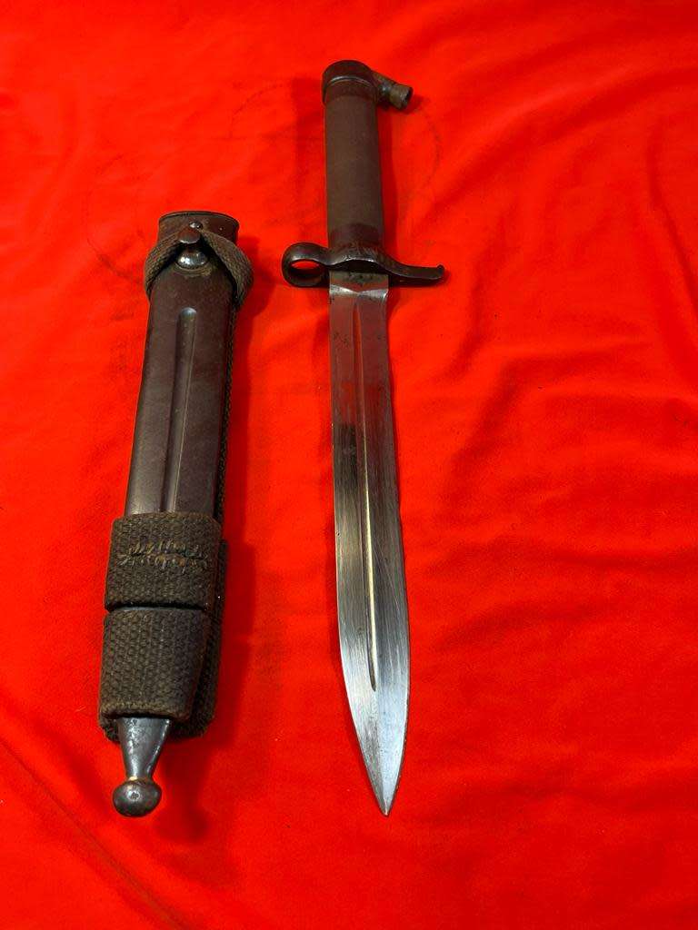 Swedish Mauser Model 1896 Bayonet and Scabbard