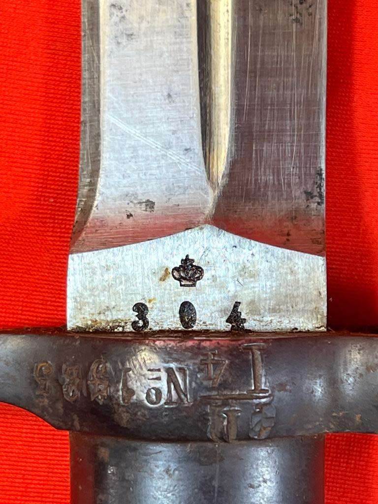 Swedish Mauser Model 1896 Bayonet and Scabbard