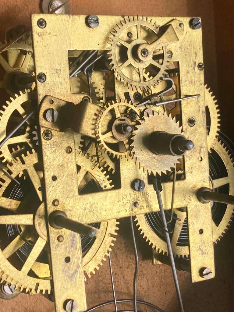 Very Rare Seth Tomas Calender Clock ( Working )