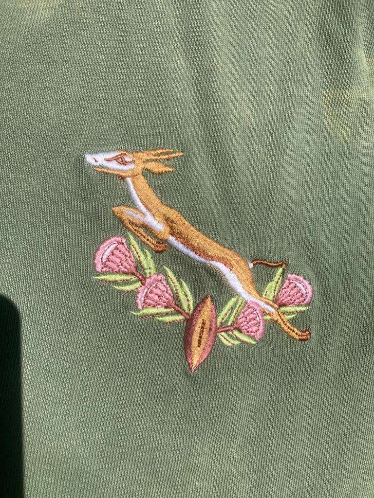 Springbok Jersey : 1995 Worldcup supporters jersey Signed by Joost