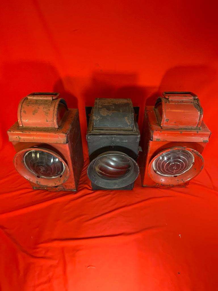 3 Railway Lanterns in good condition