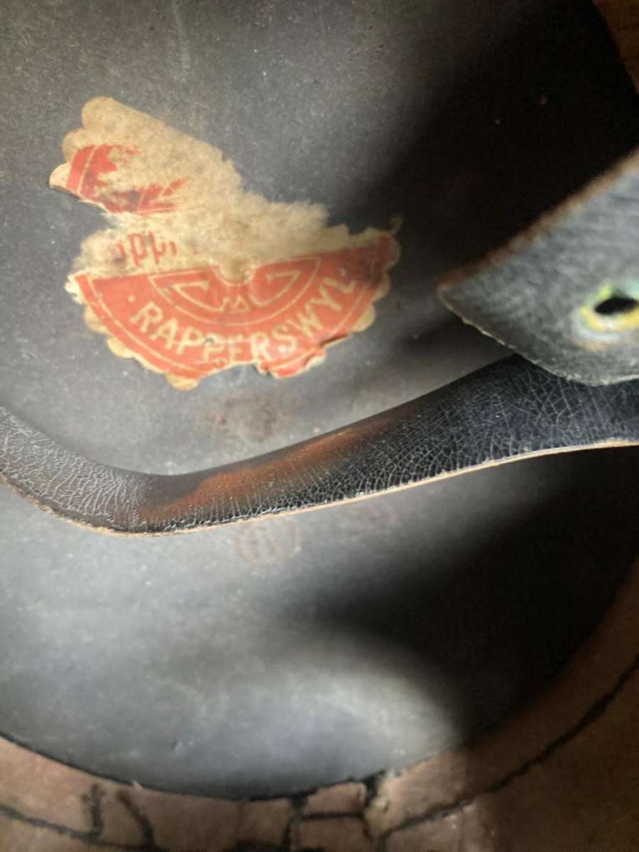 Rare Swiss WW1 Shako Helmet