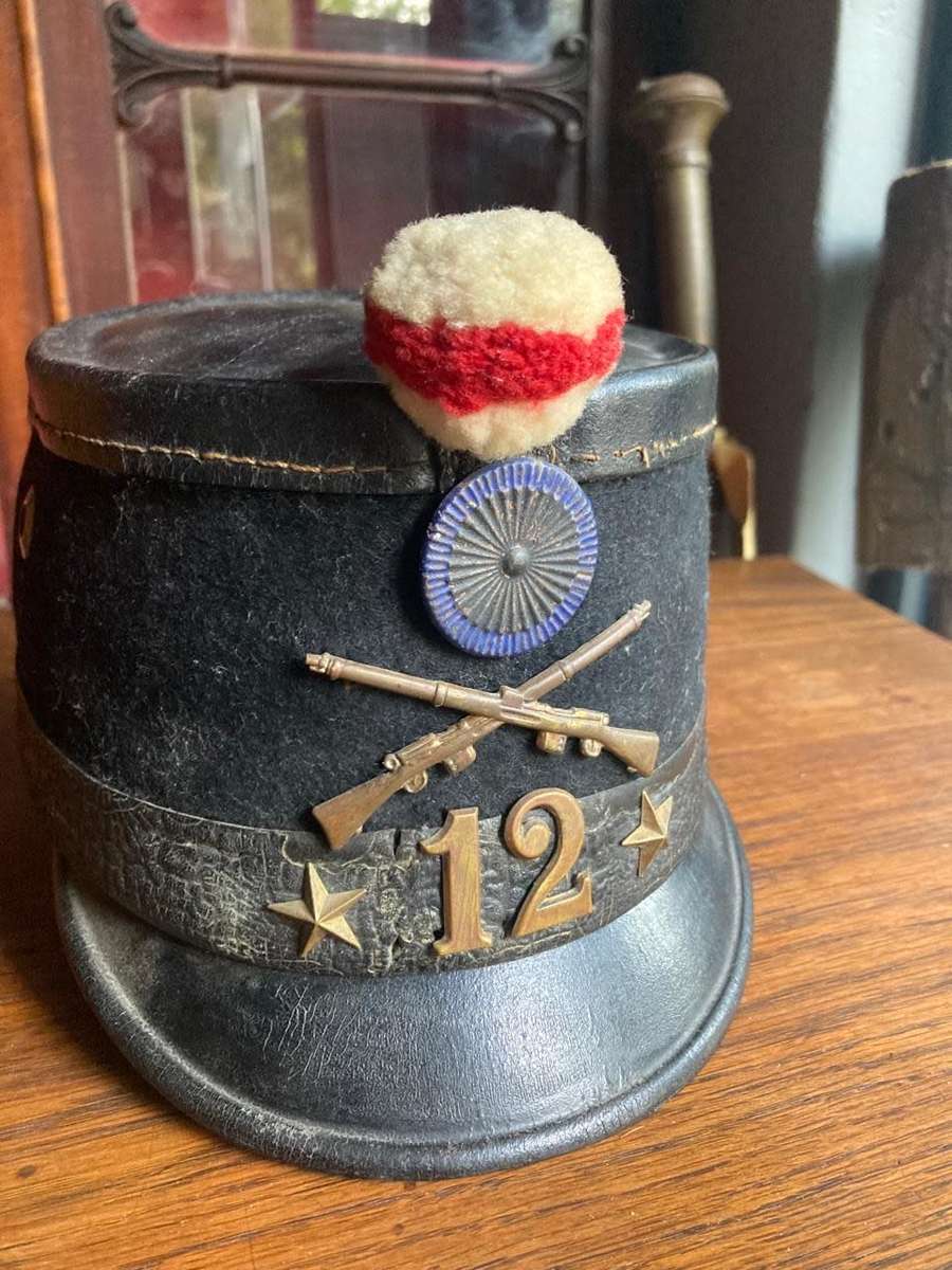 Rare Swiss WW1 Shako Helmet