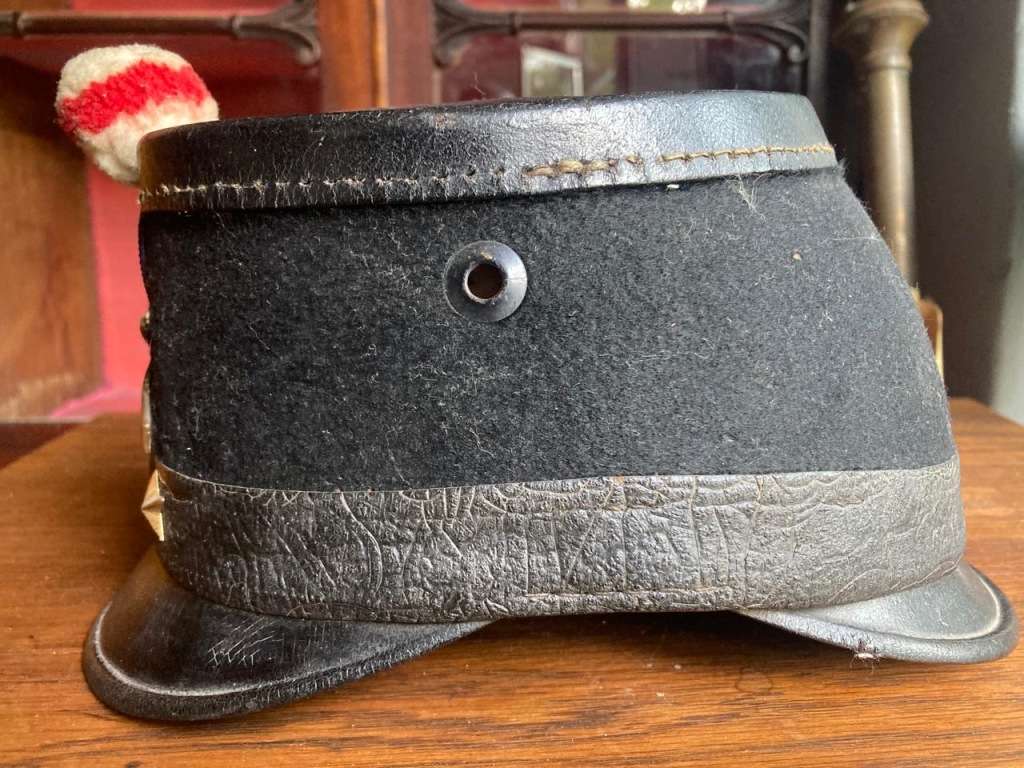 Rare Swiss WW1 Shako Helmet
