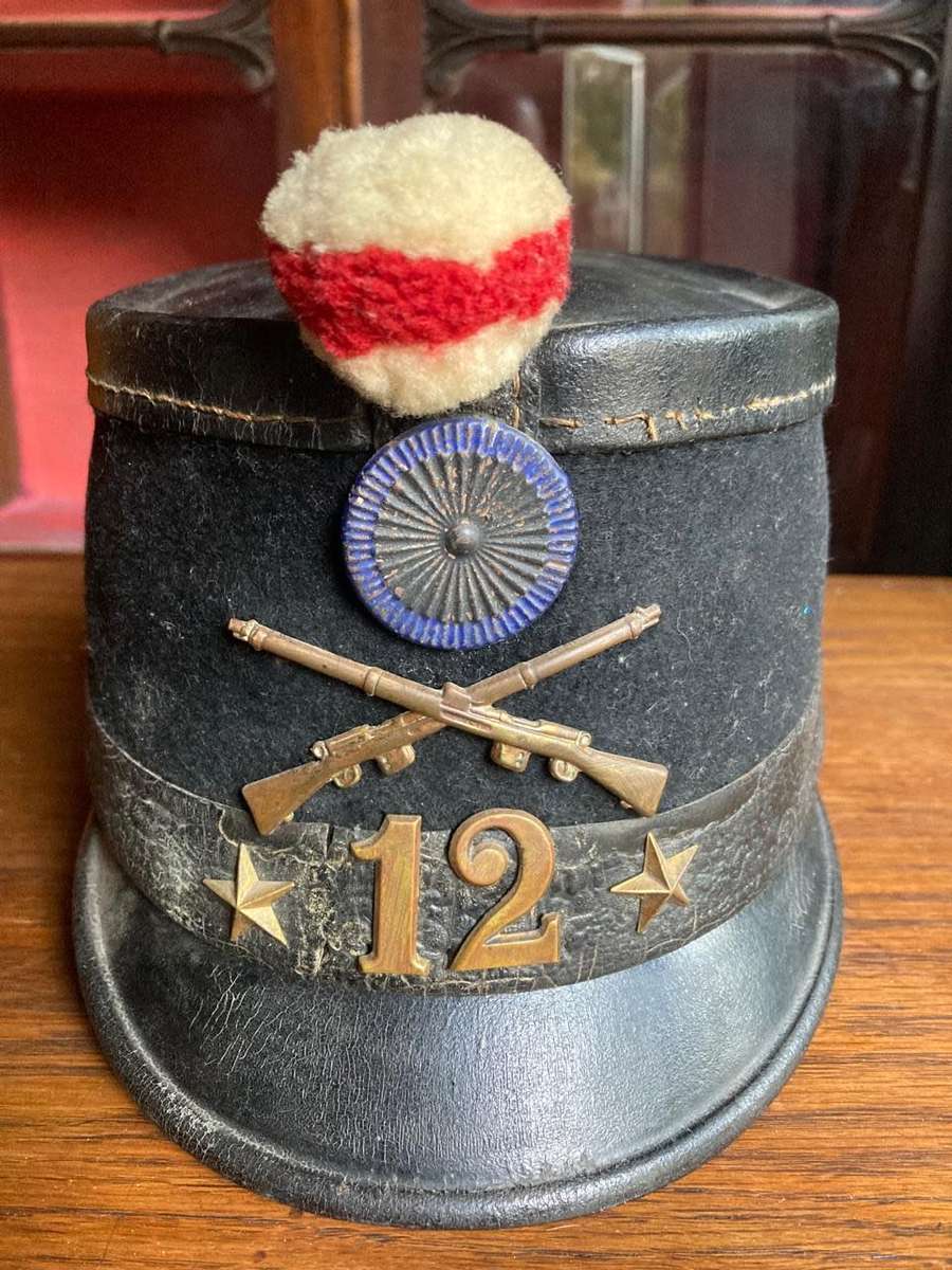 Rare Swiss WW1 Shako Helmet