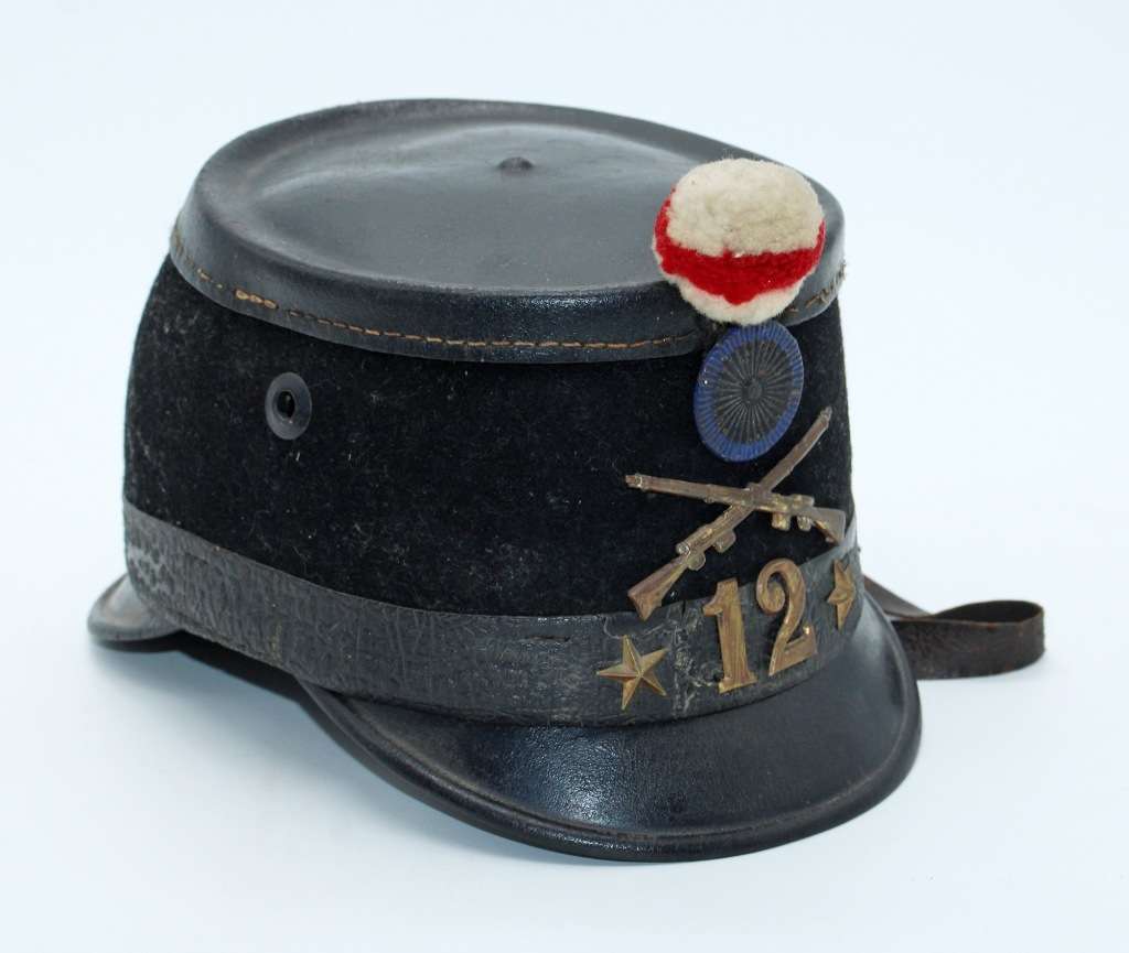 Rare Swiss WW1 Shako Helmet