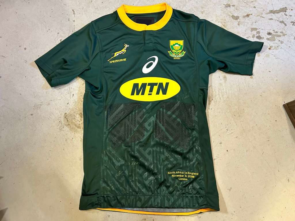 Rugby : Springbok Players Jersey 2018 ( Blood Jersey )