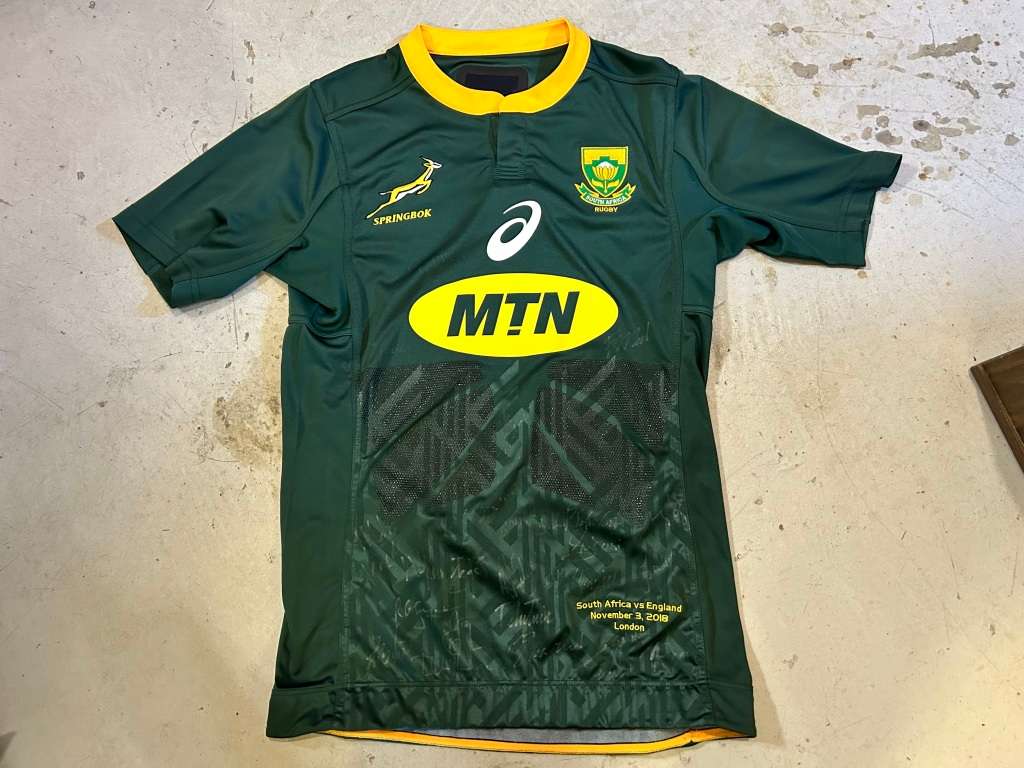 Rugby : Springbok Players Jersey 2018 ( Blood Jersey )