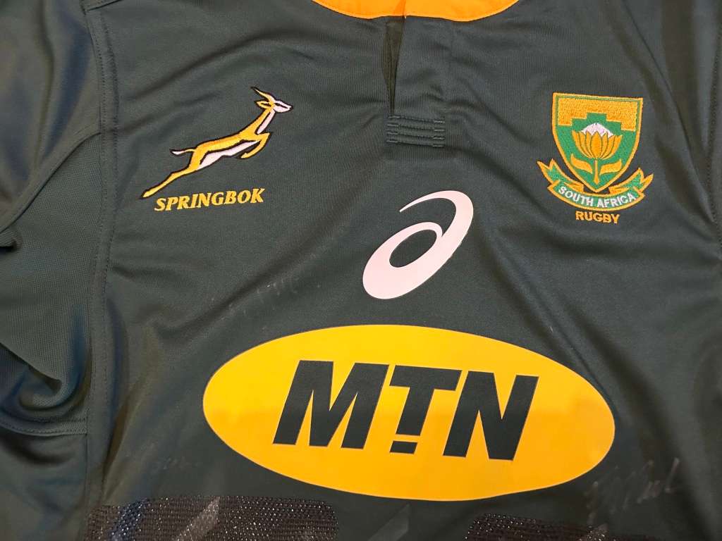 Rugby : Springbok Players Jersey 2018 ( Blood Jersey )