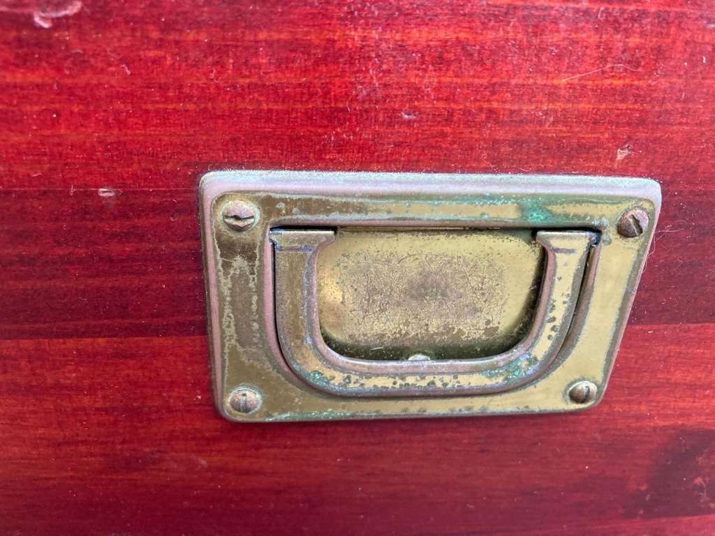 Pair of Drawer Cabinets with Brass Handles