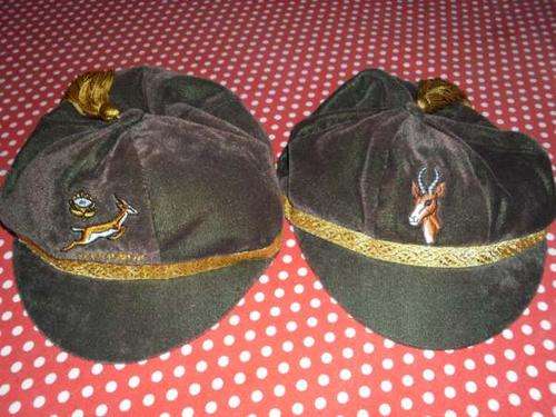 2 SPRINGBOK CAPS ( OFFICIAL SA RUGBY STOCK)