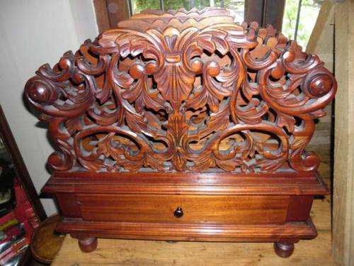 MAHOGANY CANTERBURY ( REPRODUCTION)