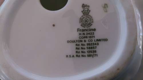 Royal Doulton 'Francine"