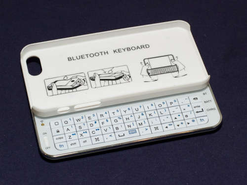 Blue Tooth Keyboard Case iPhone 5/5S - White