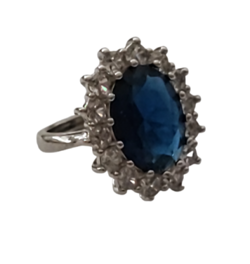 Large Princess Di Sapphire Ring