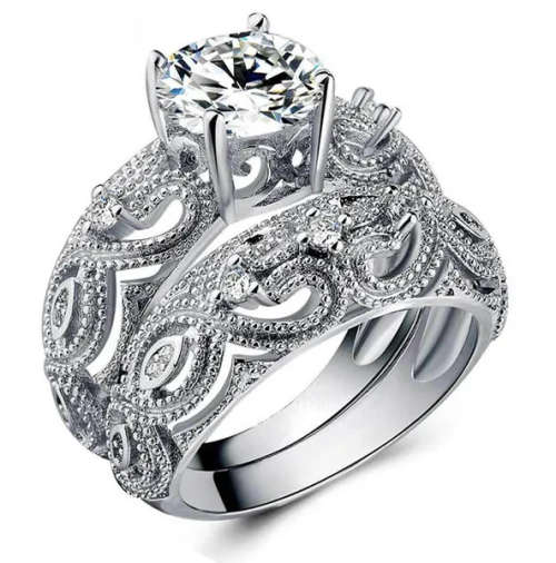 Luxury CZ Wedding Set