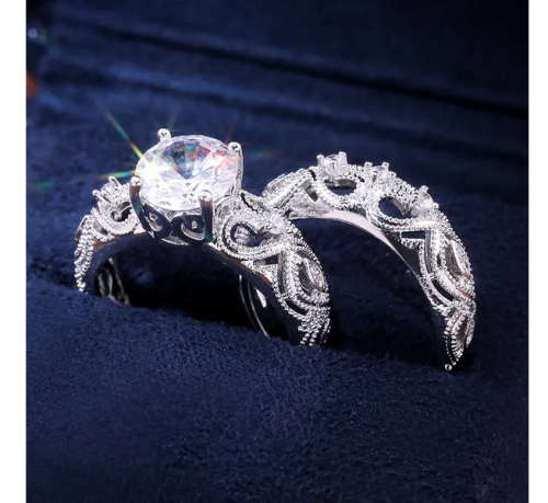 Luxury CZ Wedding Set