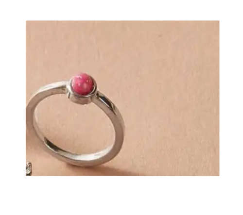 Stunning Tibetan silver quartz ring