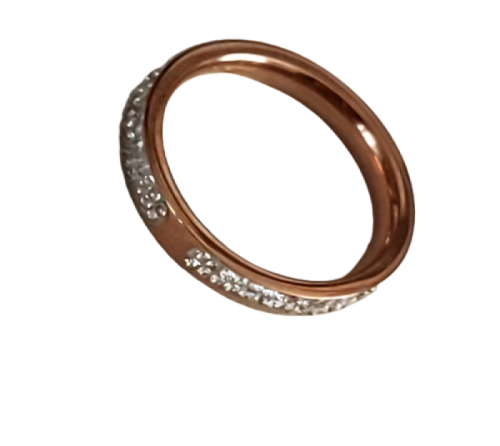 Dainty Rose Gold Diamante Band