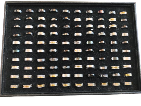 Bulk Men`s Stainless Steel Rings
