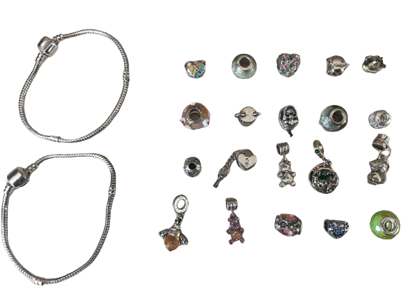 Bulk Buy European Bracelet and Charms - Pack A