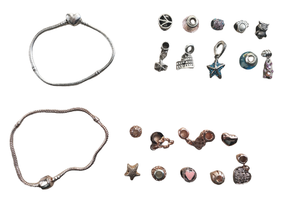 Bulk Buy European Bracelet and Charms - Pack A