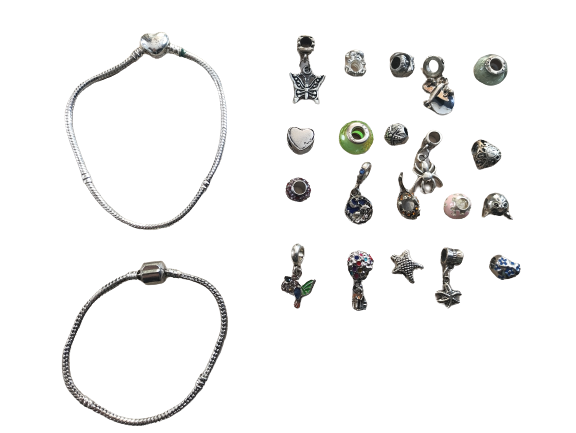 Bulk European Bracelets with Charms pack c