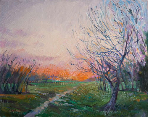 'ORANGE WINTERSCAPE'