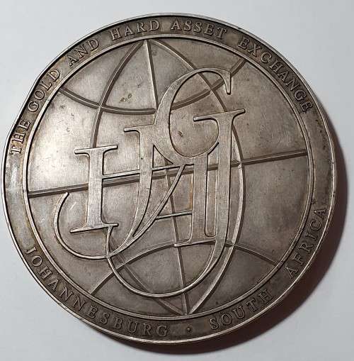 20 0z Hard asset pure silver medallion number3192