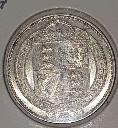 Great Britain 1887 shilling