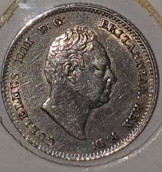 Great Brit 1836 4d coin