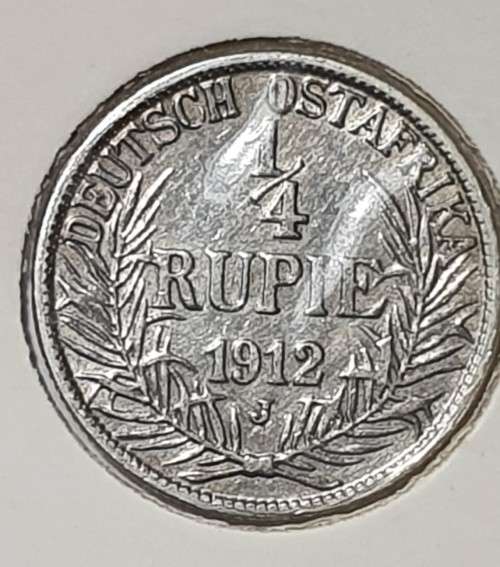 GEA 1912 J quarter rupee