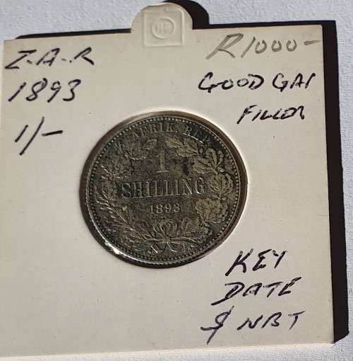 ZAR 1893 shilling