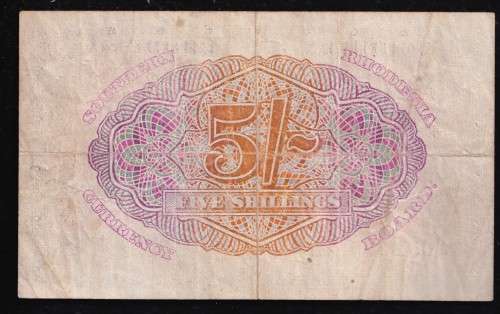 Southern Rhodesia 1948 5 Shilling VF