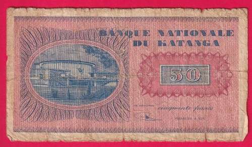 KATANGA 1960 50 FRANC