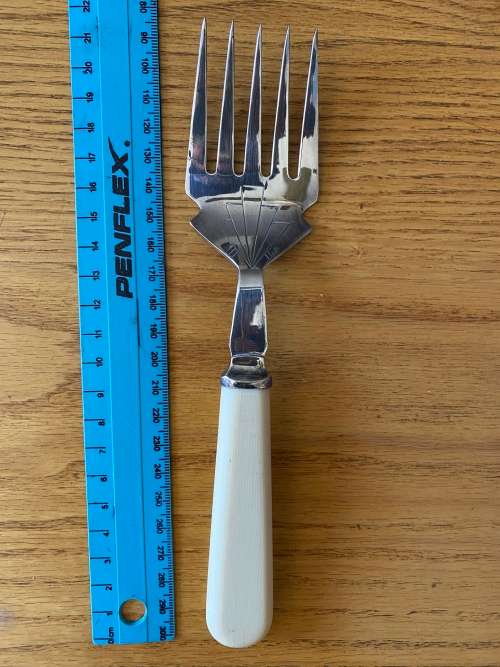 Large Bone handle fork