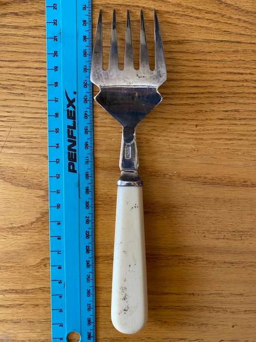 Large Bone handle fork