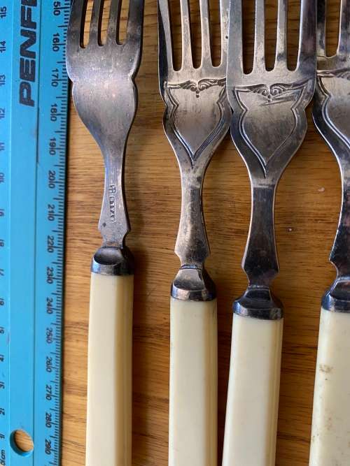 Bone handle forks