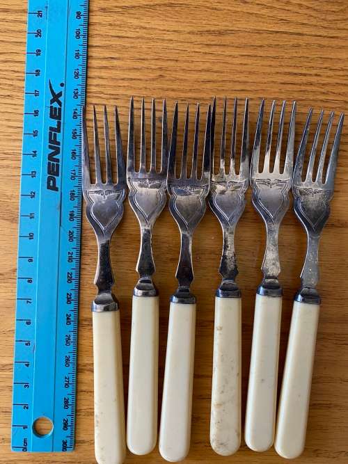 Bone handle forks